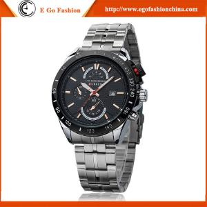 China CURREN Watch for Man Men's Watch Quartz Watch Full Stainless Steel Watch Big Dial Watch supplier