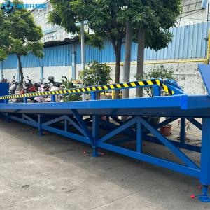 China Mobile Loading Unloading Ramp for Container Yard Ramp Forklift Ramp Mobile Portable Ramp Steel Ramp wholesale