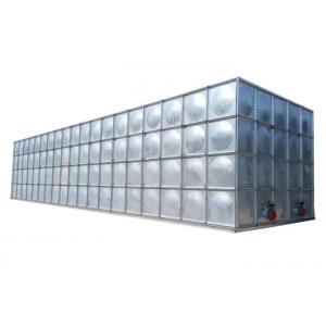 China Galvanized Steel Water Storage Tanks , Rust Proof Screw Mounting Fire Water Tank supplier