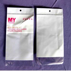 China Resealable Cello BOPP Plastic Bags For Dental Kits / Cosmetic Kits supplier