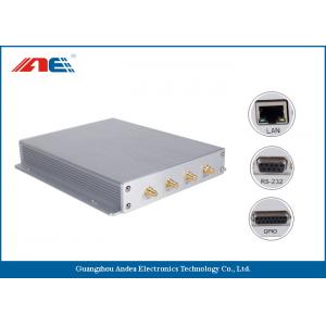 SMA*4 Antenna Interface Long Range RFID Reader Reading Range 90CM With Four Channels