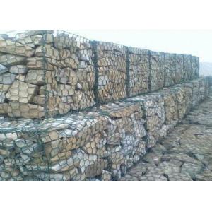 2x1x1m 2.0-4.0mm Rock Filled Wire Cages For Retaining Wall