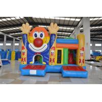 China Clown Theme Inflatable Jumping Castle Slide Inflatable Bouncer Castle on sale