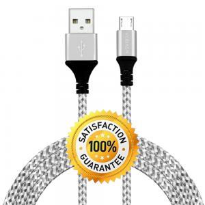 2.1 A USB Data Cable For Android Phone Tablet Nylon Braided Fast Charging