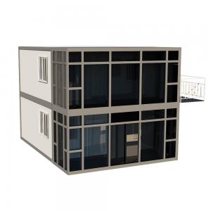 China 4m Flat Pack Container House Luxury Flat Pack Homes 2 Story supplier