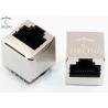 Single Port Shielded SMT RJ45 Connector R / A 50U