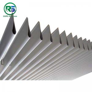 CE Indoor Linear Metal Strip Ceiling Water Drip Suspended Ceiling Aluminium Weather Resistance