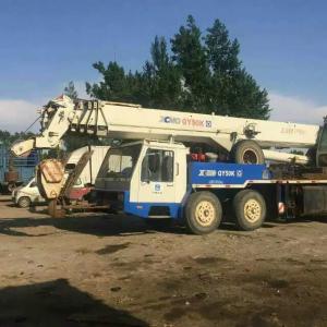Used Crane Sale in Malaysia , 50 Ton QY50K China XCMG Blue Color Second-hand Condition Crane