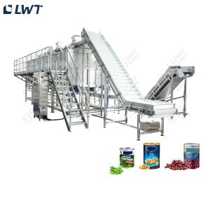 Canning Bean Processing Machine Canned Bean Production Line Canned Packing Machine