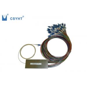 China PLC Fiber Optic Audio Cable Splitter Small Size 1 Meter Length 1 X 64 Input Output supplier