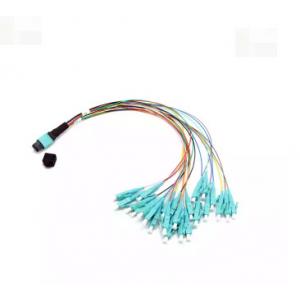 OM3 24 Core MM 0.9mm Patch Cables MPO Male - LC Fiber Patch Optic Patch Cord