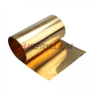 1/2 Hardness UNS C17200 Copper Beryllium Sheet Strip 0.1mm-0.5mm For Electronic Components