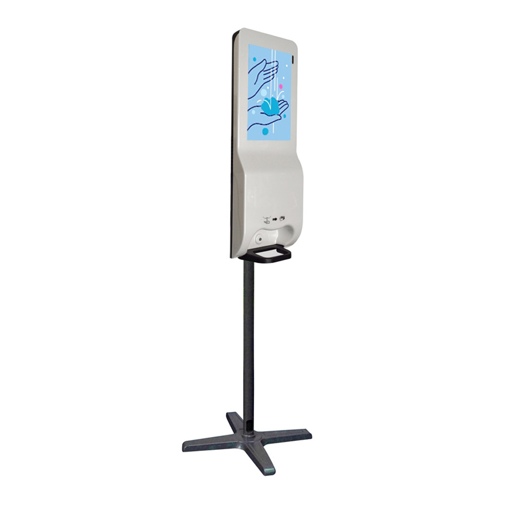 China O meio automático interno do distribuidor do Sanitizer da mão indica o Signage de Touchless Digital da indicação digital do LCD supplier