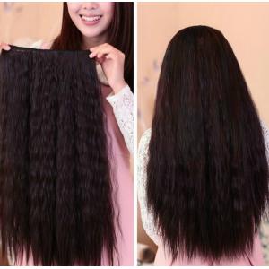 China Queenlike Tangle Free 1B remy clip in hair extension 20 Clips 8 Pieces supplier