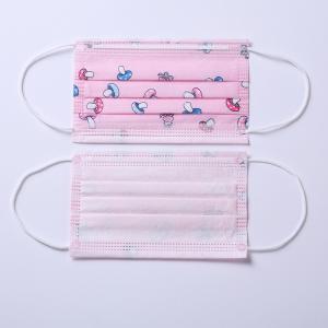 3 Layer Children'S Medical Face Masks Water Absorbent Micro Fibered Material
