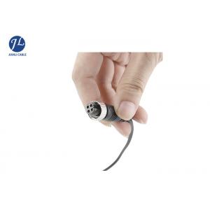 China Waterproof 10 Meters Aviation Cable 4 Pin Screw Connector For Spliter Monitoring Camera supplier