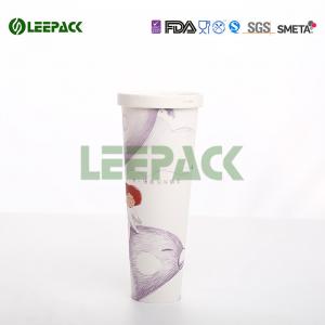 22OZ Hot Single Wall Paper Cups insulated eco disposable tea cups Bright Yellow Green Wholesale