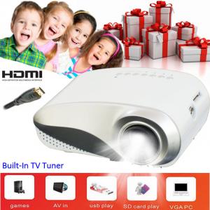 Colorful Retail Package Projector LED Lamp With HDMI USB SD VGA For Children Gift