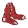 China バックアップと熱鉄で 2012年カスタム刺繍パッチ国境ボストン赤 sox_MLB をカットします。 wholesale