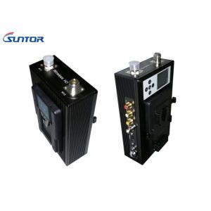 China Criptografia dupla do grande ajuste manual video AES do transmissor do LCD HD COFDM Wifi supplier