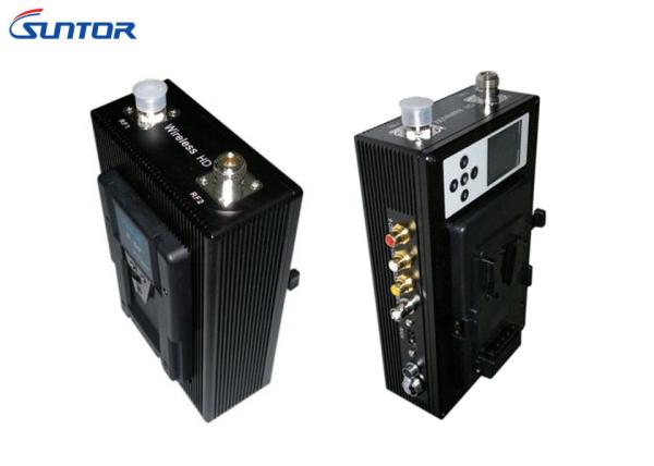 Encripción dual del LCD HD COFDM Wifi del ajuste manual video grande AES del transmisor