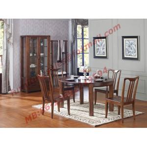 China Can Folding and Opening Dining table in Solid Wooden Dining Room Set supplier