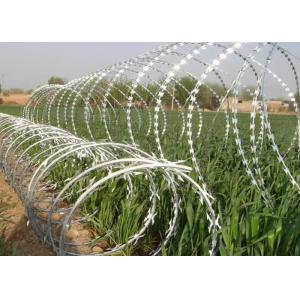 China Sharp Razor Wire Barbed Tape BTO - 18 / BTO - 22 for Security Fence supplier