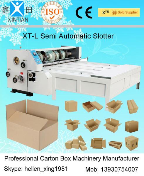 Adjustable Slotting Packaging Printing Machine With Elastic Feeding Pressure Plate
