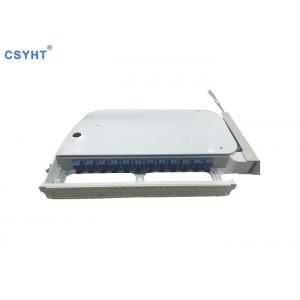 China Customized 19 Rack Mount Fiber Patch Panel Rotary Swing Out Type Light Weight supplier