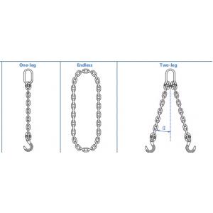 Silver Customizable Alloy Steel Lifting Chain Sling For Industrial Use