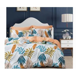 Single Double Queen King 100% Cotton Printed Reversible Linen Duvet Cover