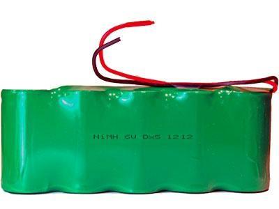 NiMH D 6V 10Ah Battery Pack with Flying Leads