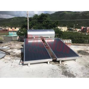 China 250L Pressurized Blue Titanium Solar Thermal Water Heater With Stainless Steel Bracket supplier