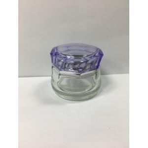 Face Cream Bottle Glass Cream Jars Skincare Packaging Customized Painting And Logo