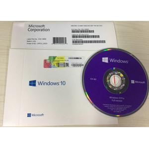 China Global Languages Windows 10 Pro OEM Package KEY Code License COA Sticker DVD Flash supplier