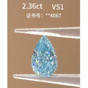 Man Made Real Diamonds Blue Diamonds Loose Lab Made Diamond Prime Source Pear Diamond