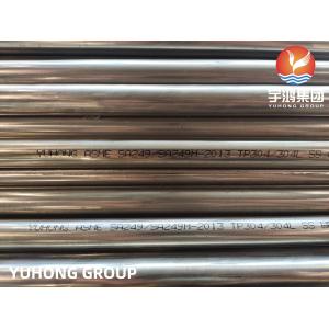 China ASTM A249 / A249M Stainless Steel Welded Tube TP304L TP316L TP304 Bright Annealed  Welded Tube 38.1*1.2*3000mm supplier