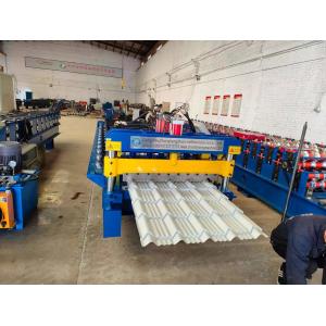 Hydraulic Control Glazed Tile Roll Forming Machine For Construction Metal Making