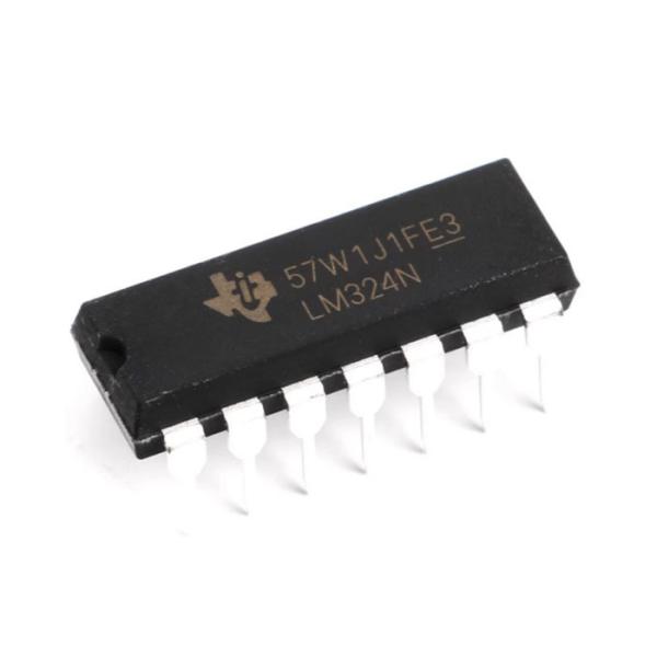 LM324N In-line DIP-14 Static Power Consumption of Ic Electronic Components of Four-channel Operational Amplifier Chip Iq0.6