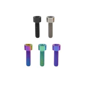 China Customized Titanium Hexagon Socket Head Screws DIN 912 M6 X 20mm Natural Customized wholesale