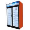 Energy Efficiency Commercial Display Freezer Upright Refrigerator For Shop