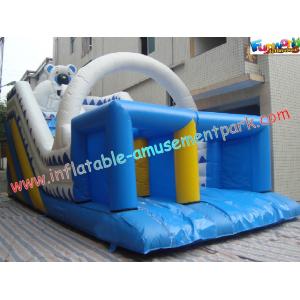 Outside Commercial grade 0.55mm PVC tarpaulin waterproof Inflatable long slip n slides