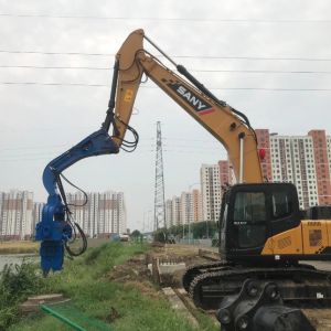 China Precise Pile Driver for Solar Farms: Efficient Sheet Piling & Vibro Technology wholesale