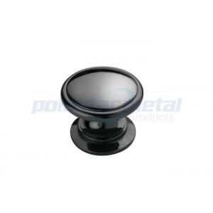 China ISO9000 Mushroom Ring Black Nickel Cabinet Knobs And Handles For Furniture supplier