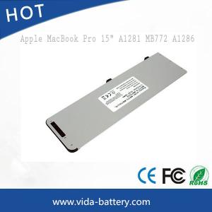 China Battery for Apple MacBook Pro 15 A1281 MB772 A1286 li-ion battery cells power supply  battery charger supplier