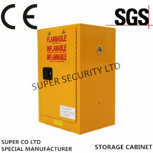 China Self-Locking Flammable Liquid Chemical Storage Cabinet , 15 Gallon Thickness1.2mm wholesale