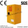 China Single Door Red Heavy Duty Steel Flammable Liquid Chemical Storage Cabinets With Doors / 1 Shelf wholesale