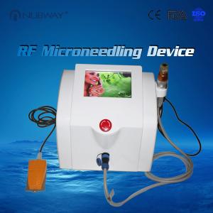 China Portable equipment Fractional RF microneedle / micro needle skin tightening machine / acne scar removal rf needle machin supplier