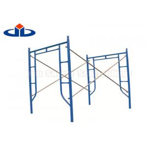 Pre - Galvanized Scaffolding Frame System Scaffolding Walk Through Ladder