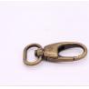 China Metal Small Swivel Eye Snap Hook , Solid Brass Swivel Snap Hook For Bags / Purses wholesale